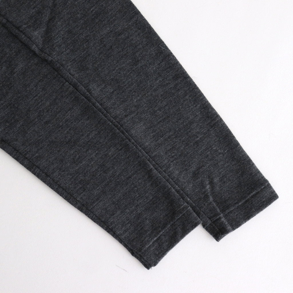 Wool Rib Cardigan #HeatherCharcoal [BHSW24F13]