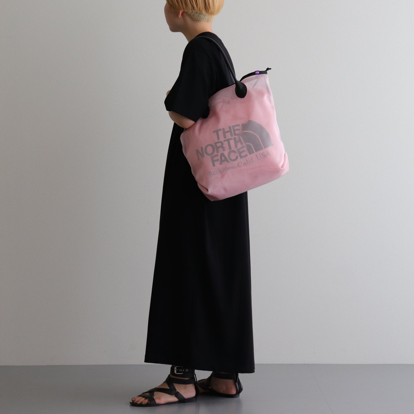 Mesh Field Tote M #Pink [NN7403N]