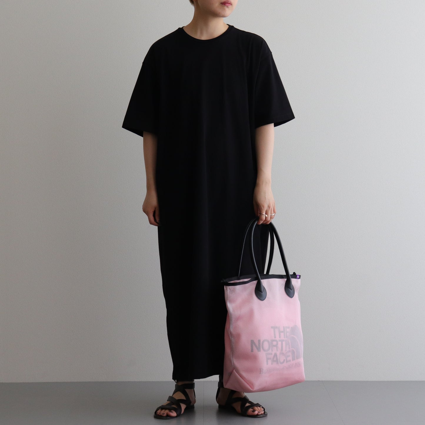 Mesh Field Tote M #Pink [NN7403N]