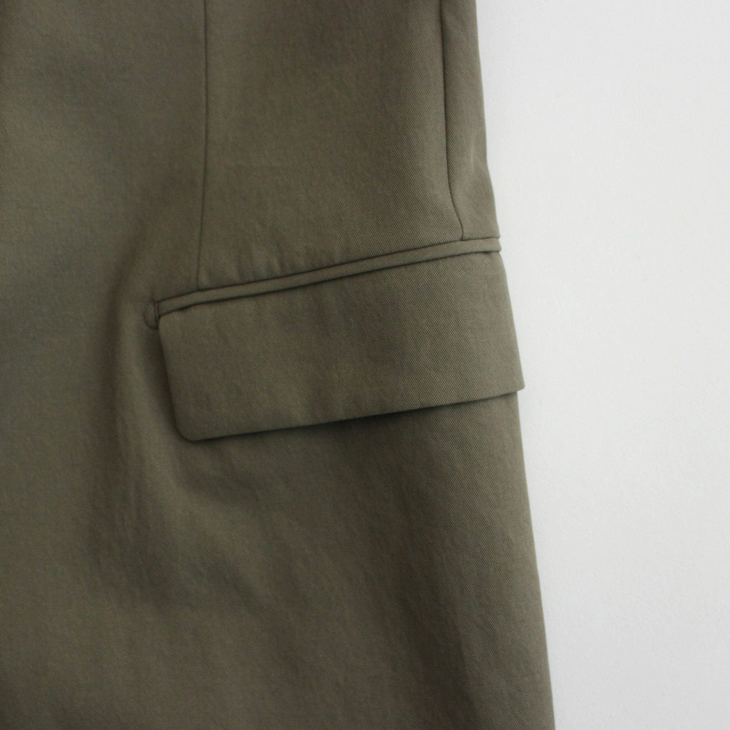 COTTON VOILE GABARDINE NIDOM N/S JK #KHAKI [16841 20028]