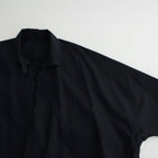 BOURRIENNE avec YLEVE COTTON TYPEWRITER PONCHO SH / MA #NAVY [16841 50112]