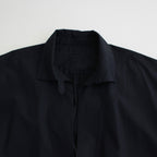 BOURRIENNE avec YLEVE COTTON TYPEWRITER PONCHO SH / MA #NAVY [16841 50112]