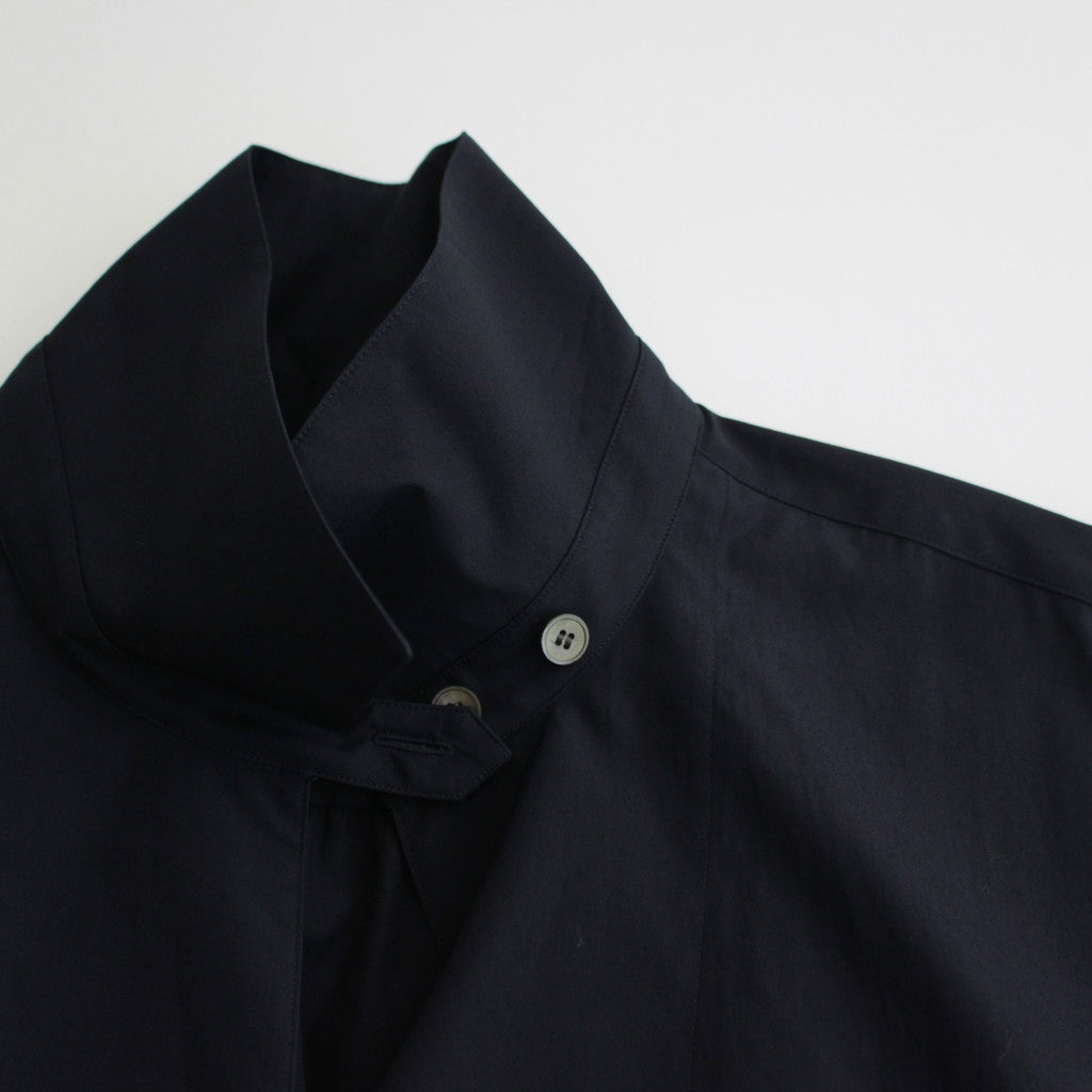 BOURRIENNE avec YLEVE COTTON TYPEWRITER PONCHO SH / MA #NAVY [16841 50112]