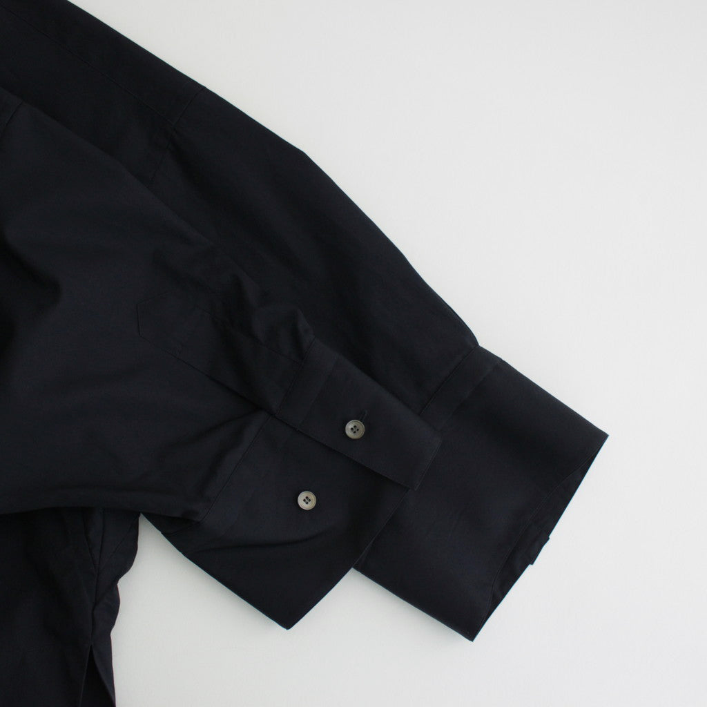 BOURRIENNE avec YLEVE COTTON TYPEWRITER PONCHO SH / MA #NAVY [16841 50112]