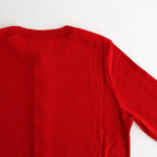 Wool Rib Cardigan #Red [BHSW24F13]