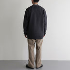 HEMP V NECK CARDIGAN #NAVY [BN-24SM-035]