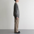 Co/Si V-neck Knit #Khaki×MIX Green [2024-N15]