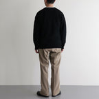 Co/Li Garter Stitch Skipper Knit #Black [2024-N14]