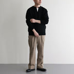 Co/Li Garter Stitch Skipper Knit #Black [2024-N14]