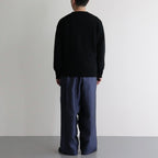 Co/Li Garter Stitch Skipper Knit #Black [2024-N14]