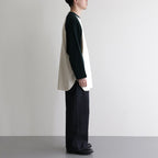 Co/Silk Nep Baseball Raglan Tee #Ivory-BODY×DarkGreen [BHS24S022]