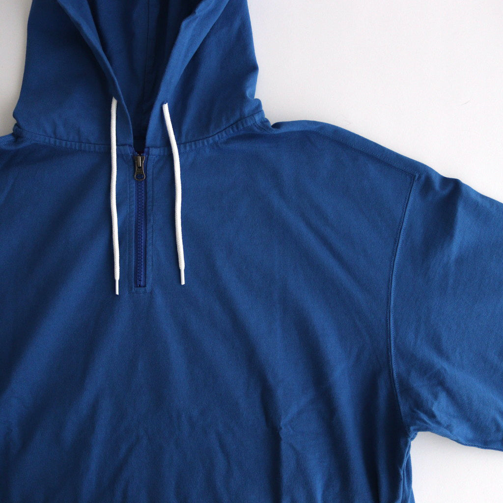 9.5oz Cotton Jersey Field Hooded Parka #Royal Blue [N24FH006]