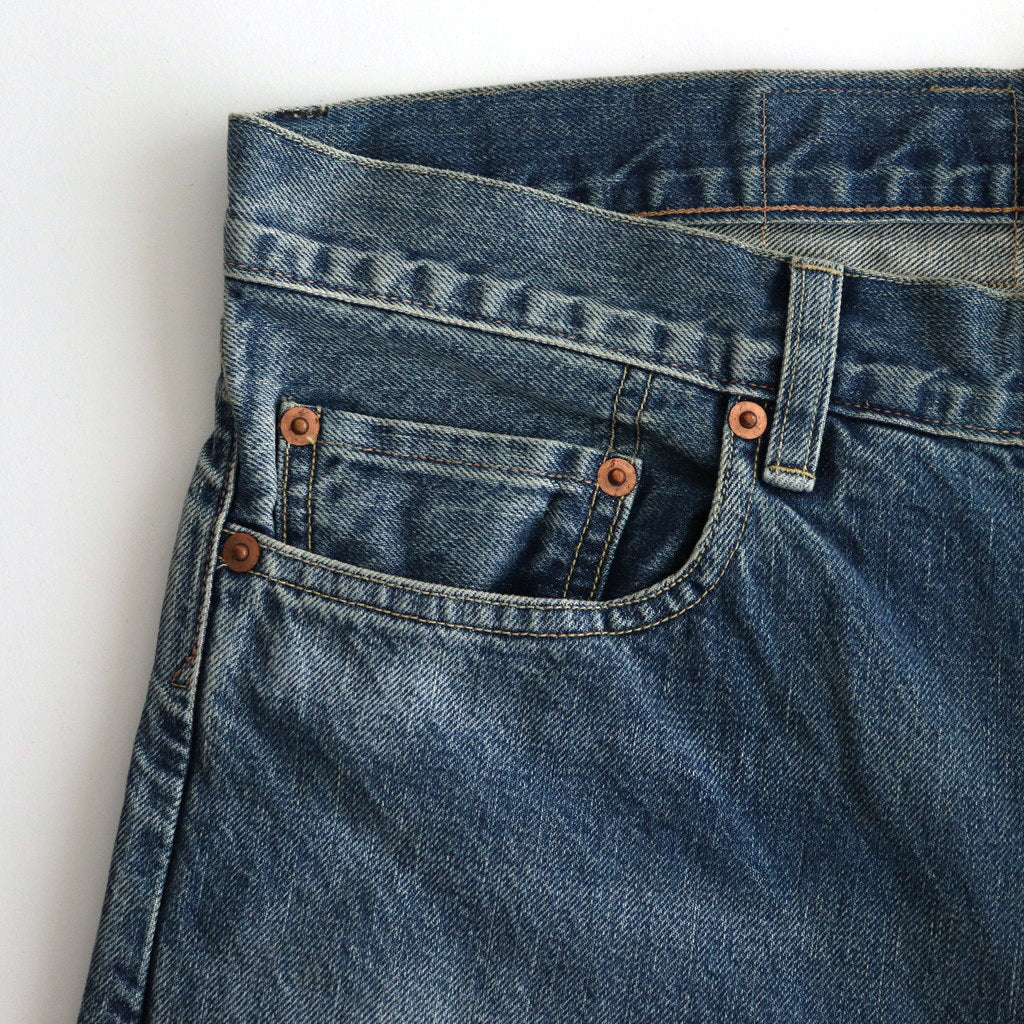 13.5oz Denim Pants Narrow #USED-Indigo [bROOTS24F10USD]