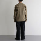 12.9oz Denim Slacks #SulfurBlack×Grey [BHS24S012]