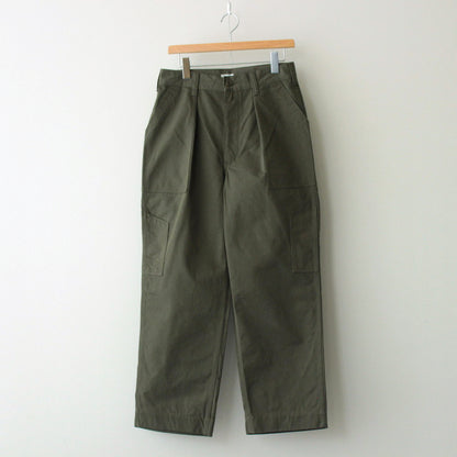 CHINO CLOTH FLIGHT TROUSERS #FOREST [PMAS-PT02]