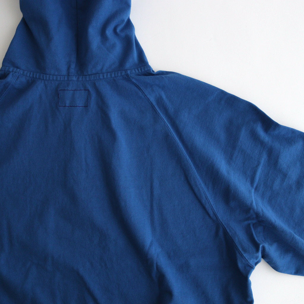 9.5oz Cotton Jersey Field Hooded Parka #Royal Blue [N24FH006]