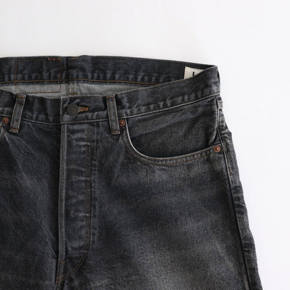 13.5oz Denim Pants Classic #USED-SulfurBlack [bROOTS24F9USD]