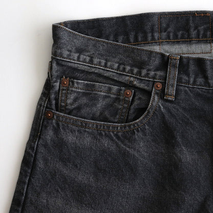 13.5oz Denim Pants Classic #USED-SulfurBlack [bROOTS24F9USD]