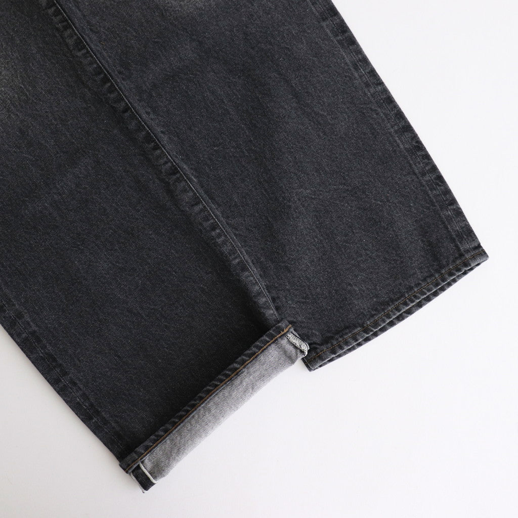 13.5oz Denim Pants Narrow #USED-SulfurBlack [bROOTS24F10USD]