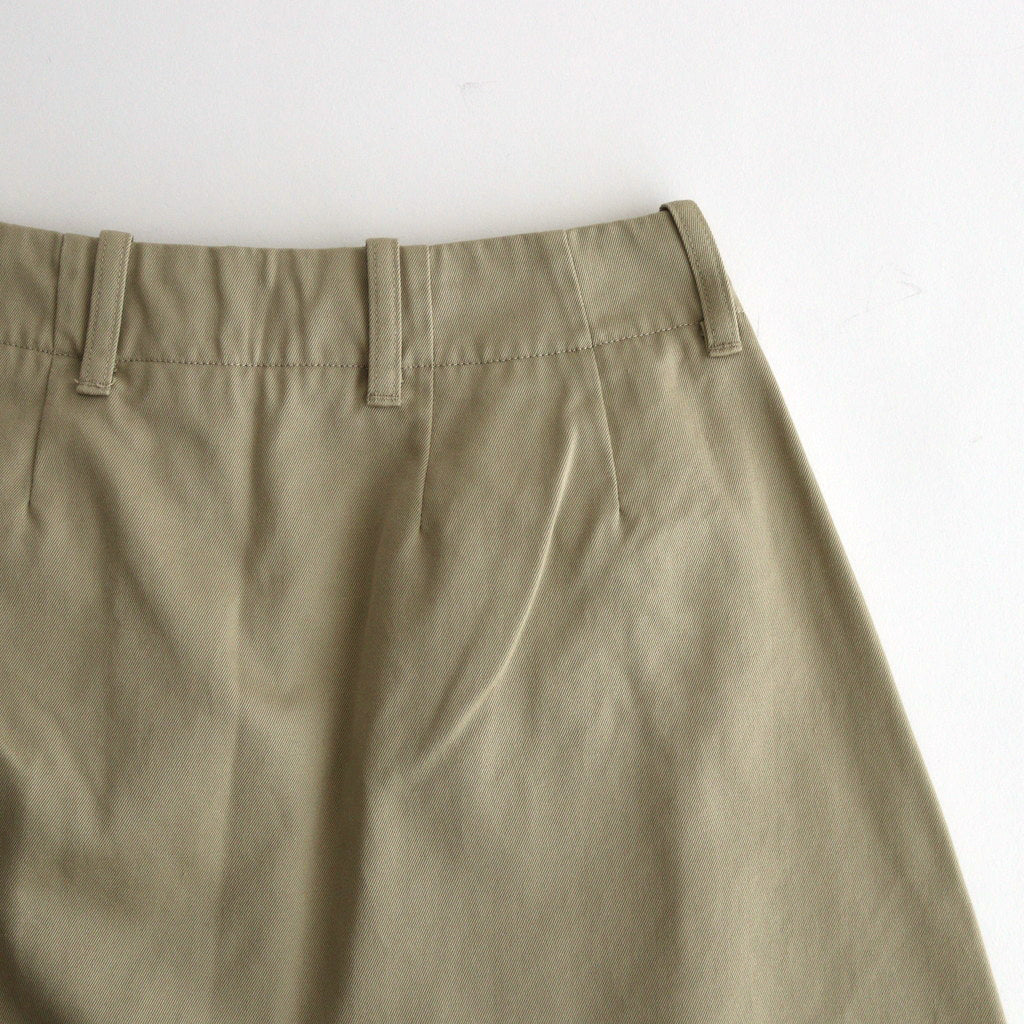 Chino Skirt #Khaki [SUES400
 ]