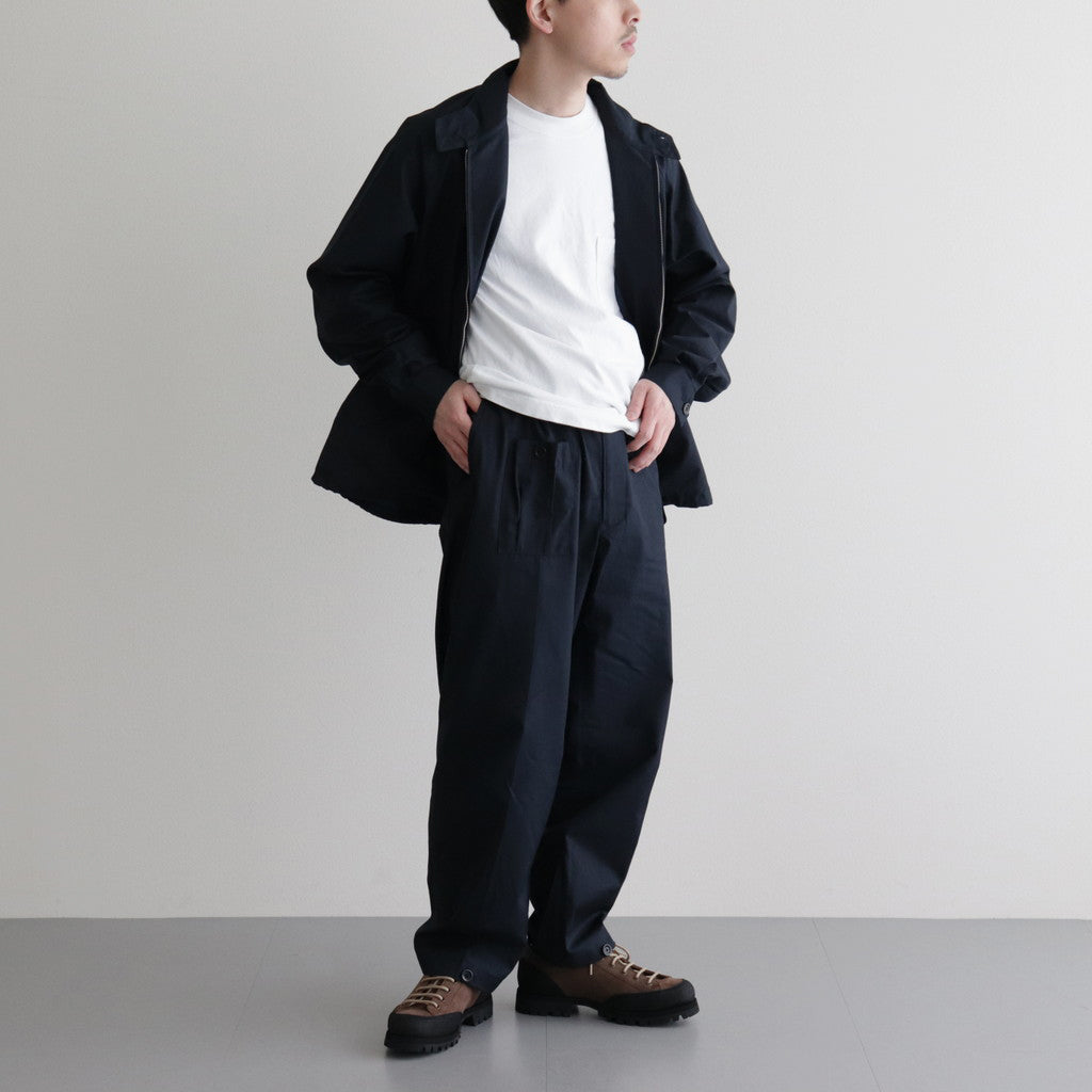 GABARDINE COMBAT TROUSERS #NAVY [9031-1401] _ Caledoor | カレドアー – Diffusion