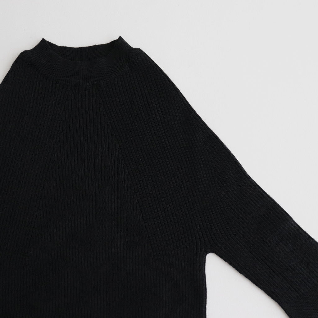 THE SEAISLAND COTTON RIBNATURE S/S #BLACK [BN-24SL-029]