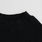 THE SEAISLAND COTTON RIBNATURE S/S #BLACK [BN-24SL-029]