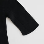 THE SEAISLAND COTTON RIBNATURE S/S #BLACK [BN-24SL-029]