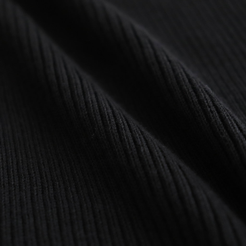 THE SEAISLAND COTTON RIBNATURE S/S #BLACK [BN-24SL-029]