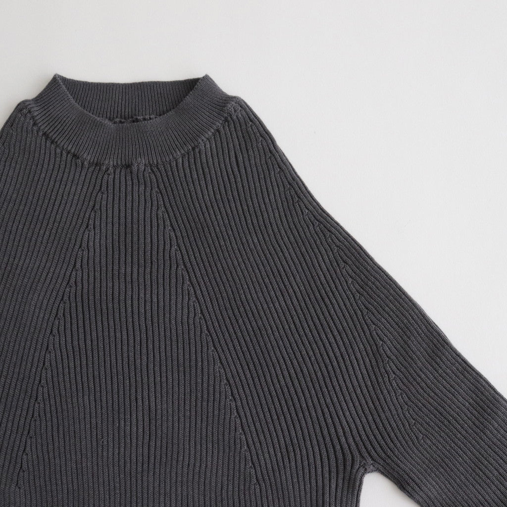 THE SEAISLAND COTTON RIBNATURE S/S #GRAY [BN-24SL-029]