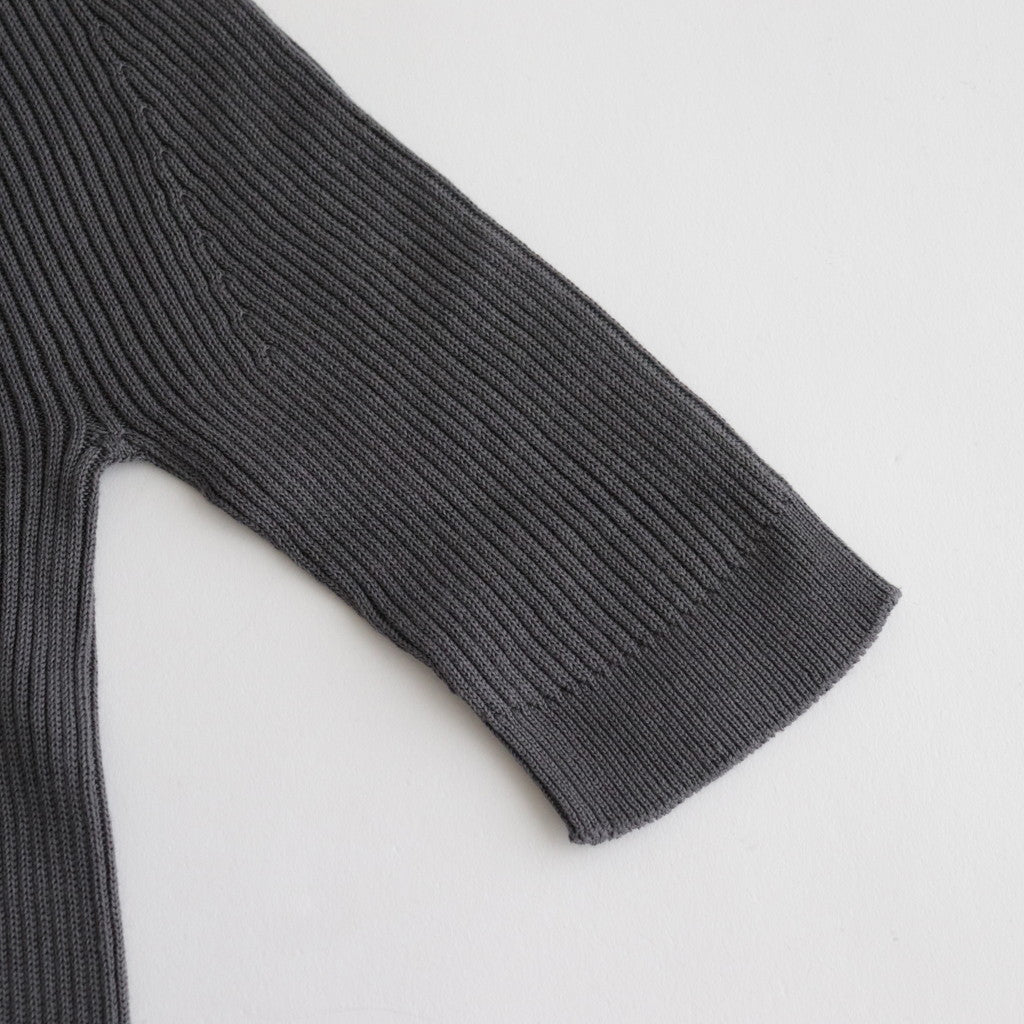 THE SEAISLAND COTTON RIBNATURE S/S #GRAY [BN-24SL-029]