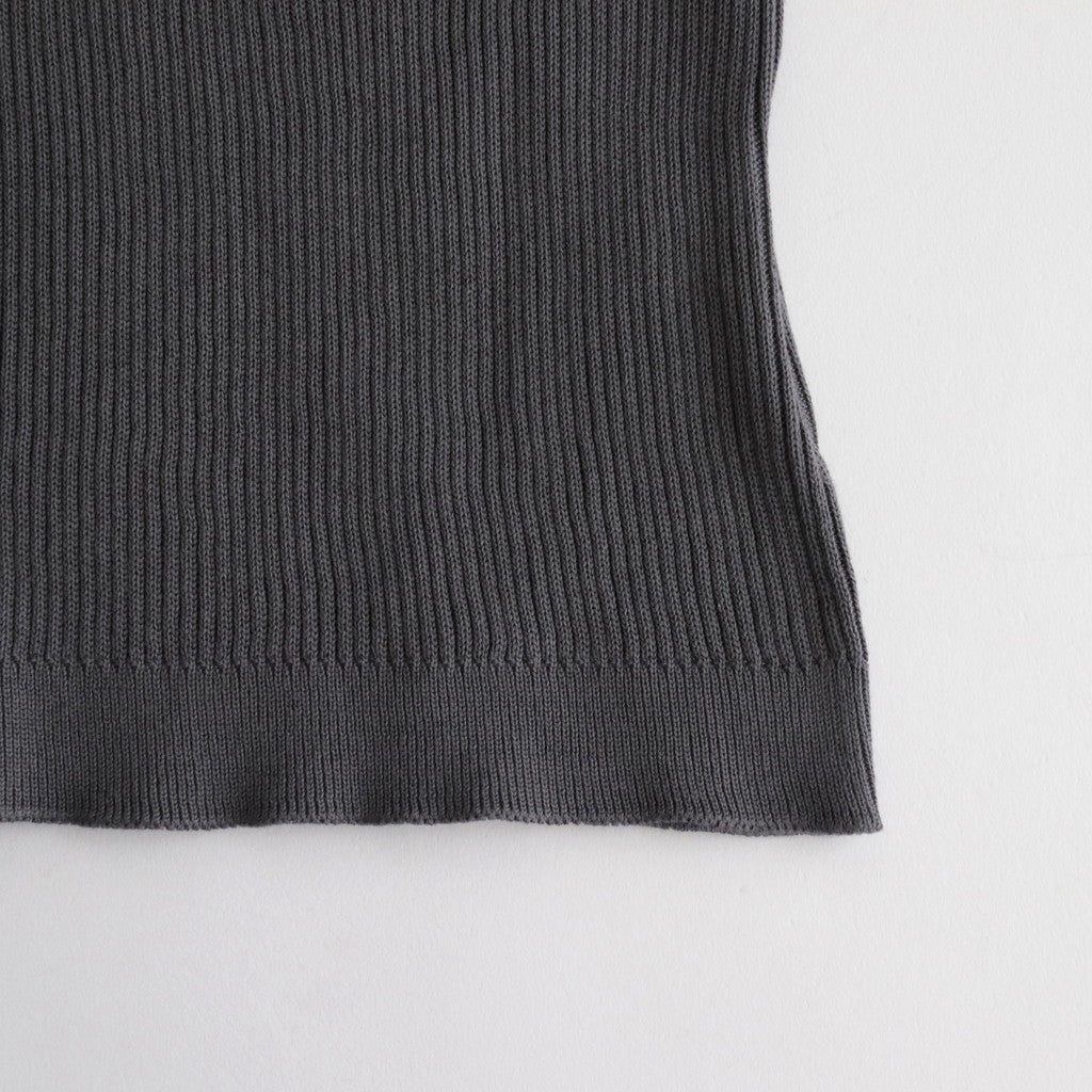 THE SEAISLAND COTTON RIBNATURE S/S #GRAY [BN-24SL-029]