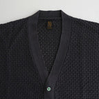 HEMP V NECK CARDIGAN #NAVY [BN-24SM-035]
