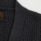 HEMP V NECK CARDIGAN #NAVY [BN-24SM-035]