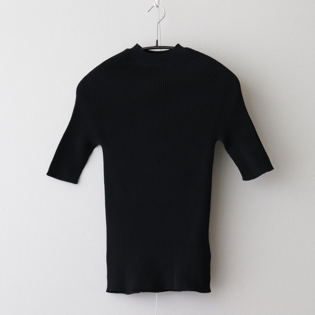 THE SEAISLAND COTTON RIBNATURE S/S #BLACK [BN-24SL-029]
