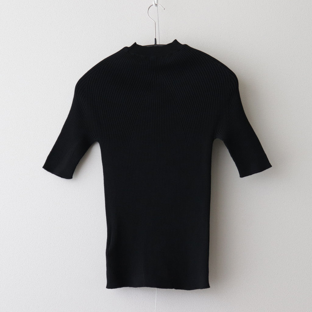 THE SEAISLAND COTTON RIBNATURE S/S #BLACK [BN-24SL-029]