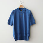 THE SEAISLAND COTTON HIGH GAUGE POLO S/S #BLUE [BN-24SM-057]