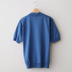 THE SEAISLAND COTTON HIGH GAUGE POLO S/S #BLUE [BN-24SM-057]