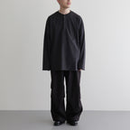 KNEE TUCK PANTS #DARK BROWN [M24A-08PT02C]