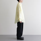 ORGANIC PERU PIMA COTTON LOAN COMFORT FIT SHIRT #YELLOW [A24A-18SH02C]