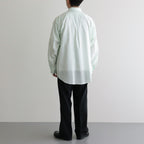 ORGANIC PERU PIMA COTTON LOAN COMFORT FIT SHIRT #GREEN [A24A-18SH02C]