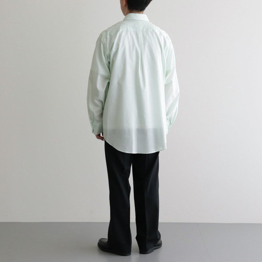 ORGANIC PERU PIMA COTTON LOAN COMFORT FIT SHIRT #GREEN [A24A-18SH02C]