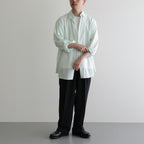 ORGANIC PERU PIMA COTTON LOAN COMFORT FIT SHIRT #GREEN [A24A-18SH02C]