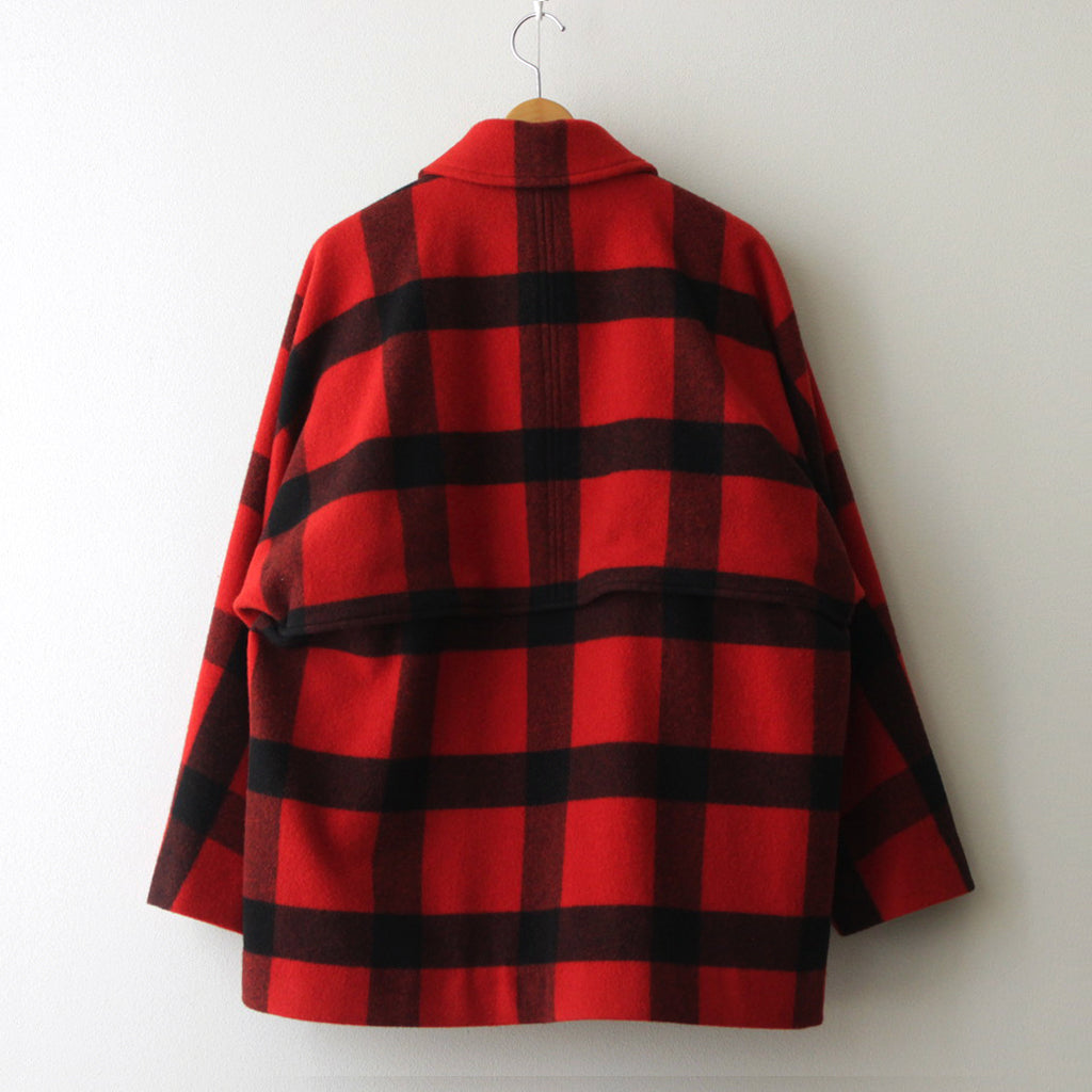 Buffalo Plaid Cruiser Jacket #Red×Black [BHS23F016BUFF] – Diffusion