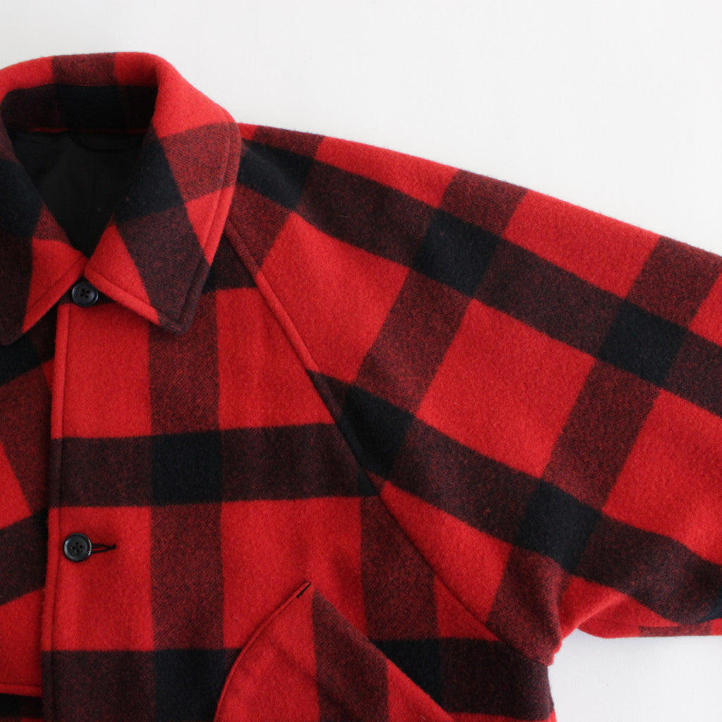 Buffalo Plaid Cruiser Jacket #Red×Black [BHS23F016BUFF]