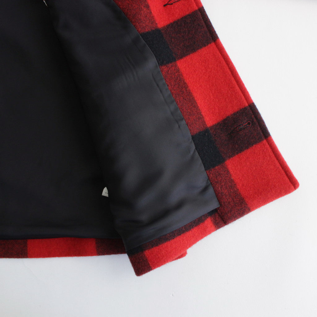 Buffalo Plaid Cruiser Jacket #Red×Black [BHS23F016BUFF]