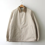 DUCK CLOTH FIELD JACKET #CREAM [PMAQ-OT03]