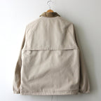 DUCK CLOTH FIELD JACKET #CREAM [PMAQ-OT03]