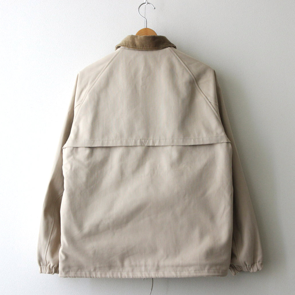 DUCK CLOTH FIELD JACKET #CREAM [PMAQ-OT03]