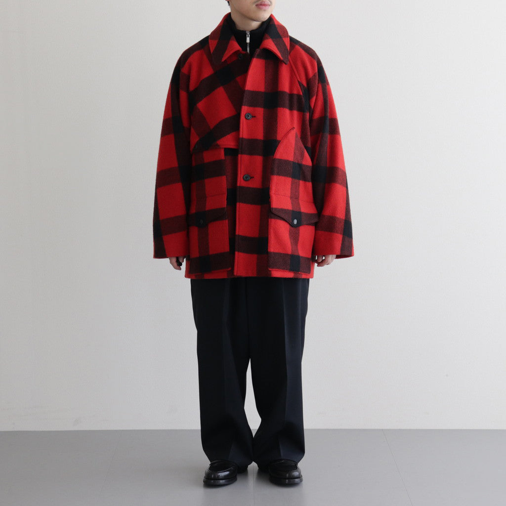 Buffalo Plaid Cruiser Jacket #Red×Black [BHS23F016BUFF]